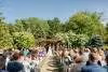 Wedding ceremony happening at Minerals Wedding Garden at Minerals Hotel.